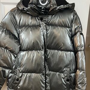 BCBG Paris Black and Silver Jacket